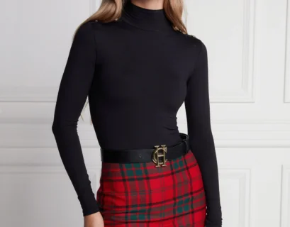 red tartan skirt womens