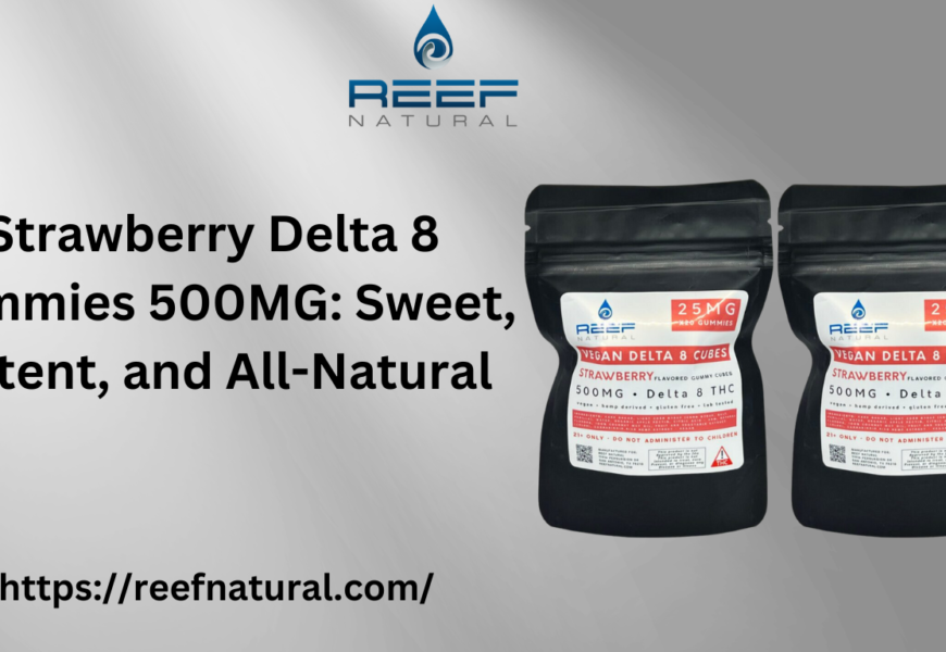 Strawberry Delta 8 Gummies 500MG