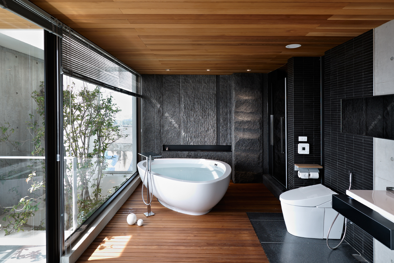 modern bath room