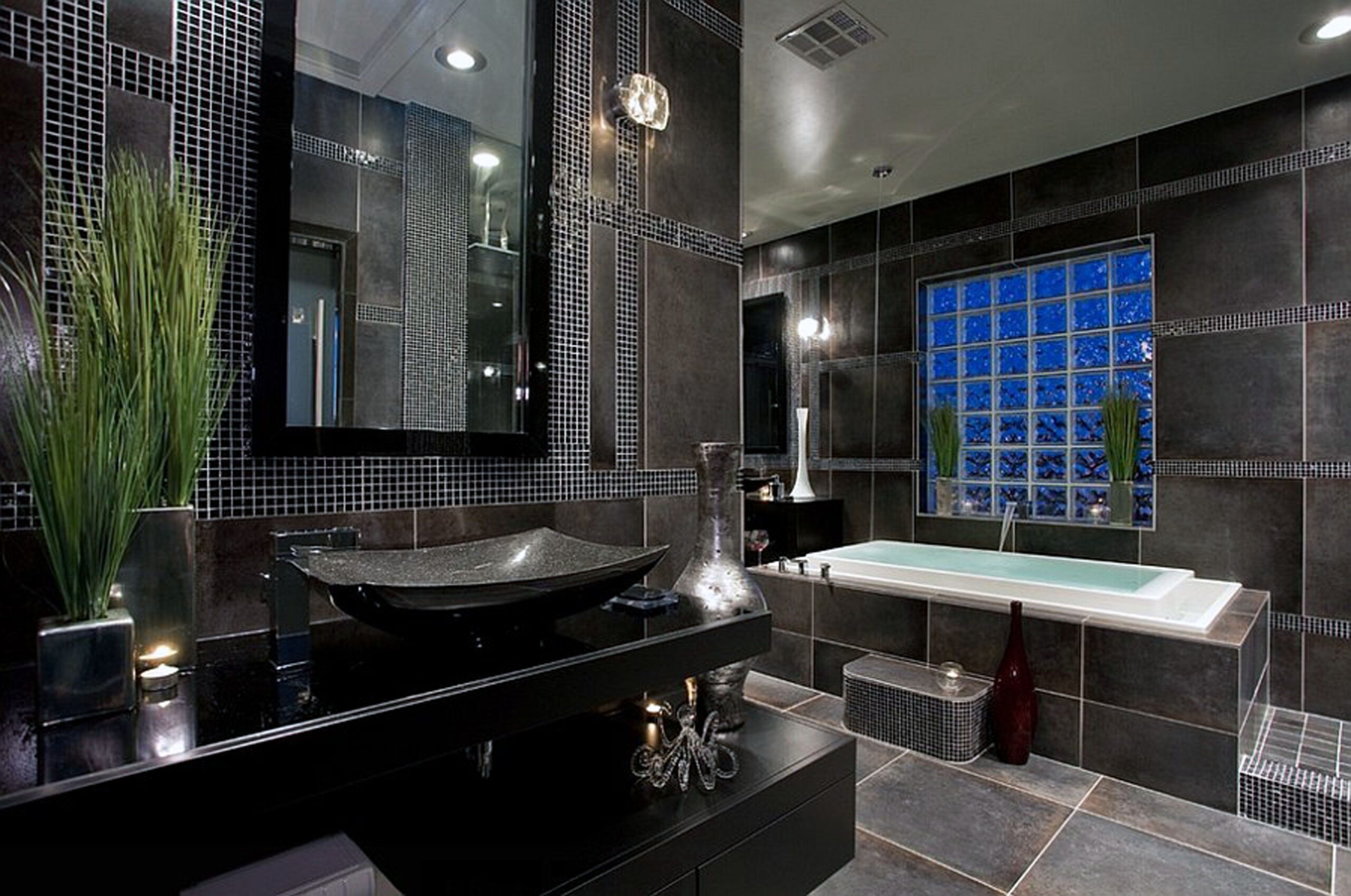 modern bath room