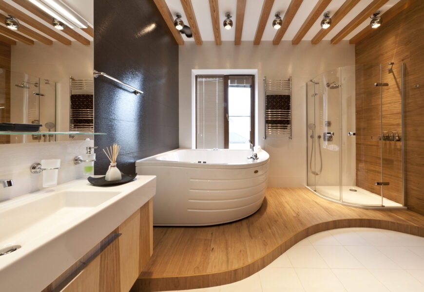 modern bath room