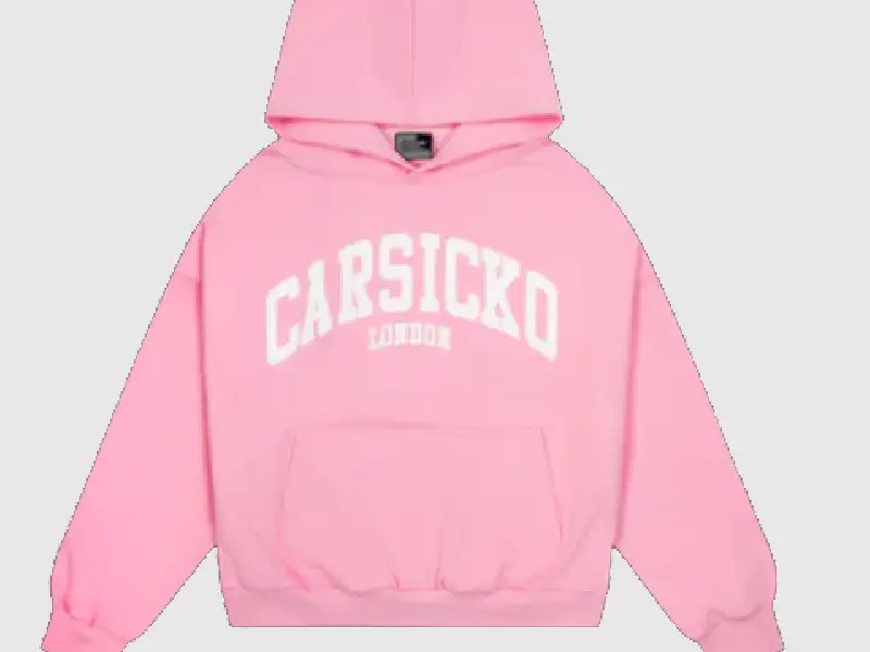 CARSICKO LONDON CLASSIC HOODIE (PINK)