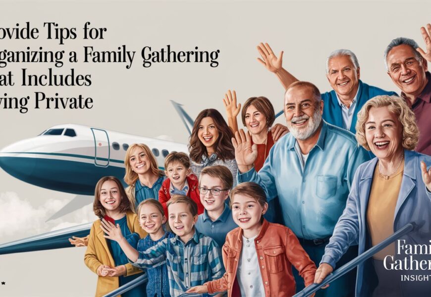 Provide Tips For Organizing A Family Gathering That Includes Flying Private