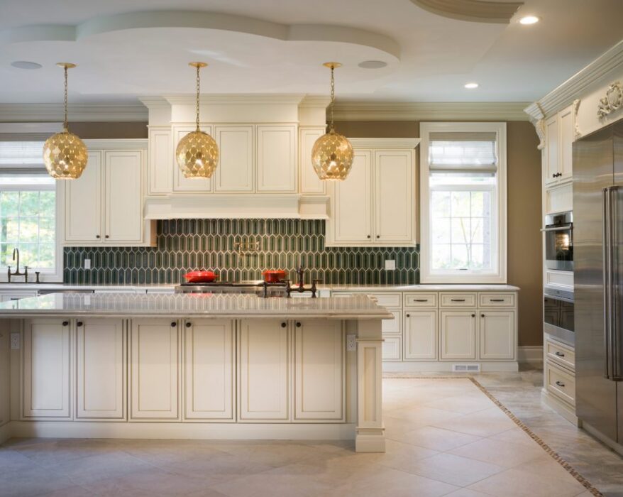 cream color kitchen cabinets