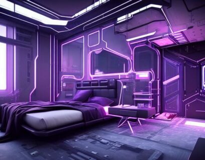 modern and futuristic bad room designs